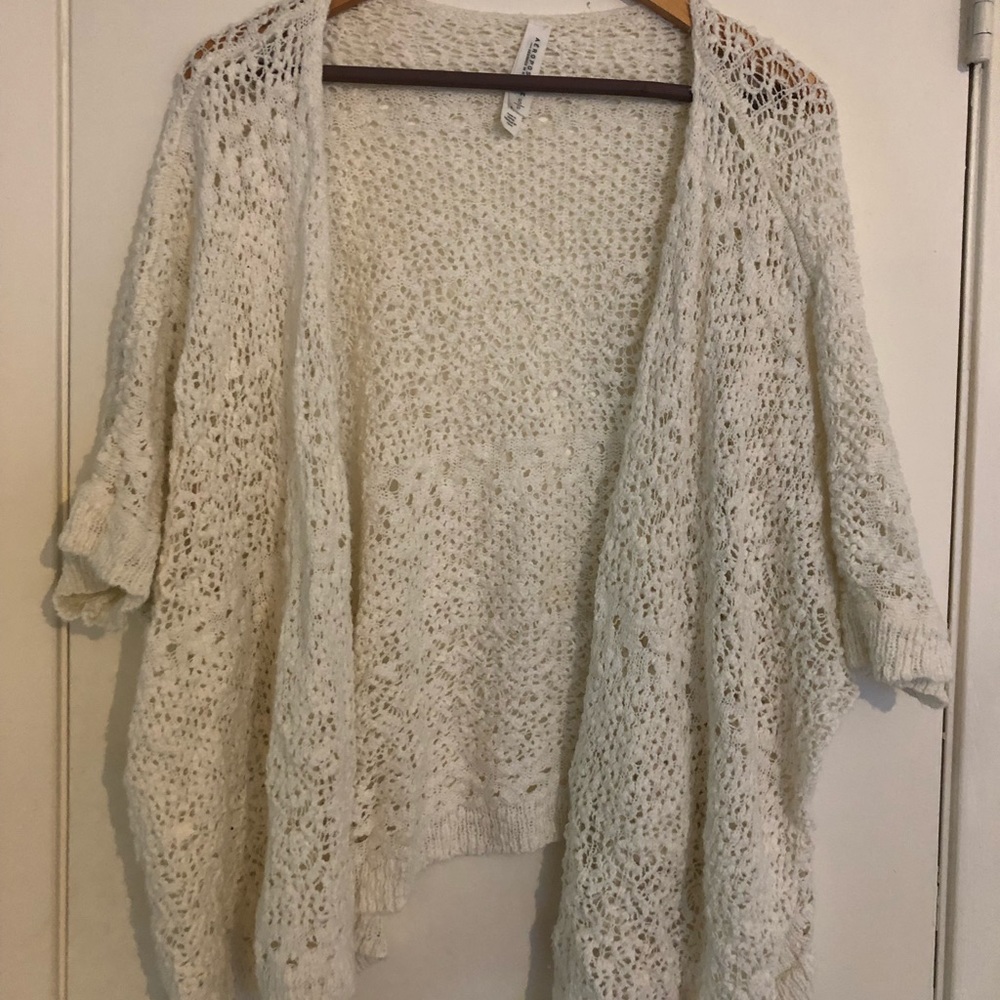 White Aeropostale Cardigan